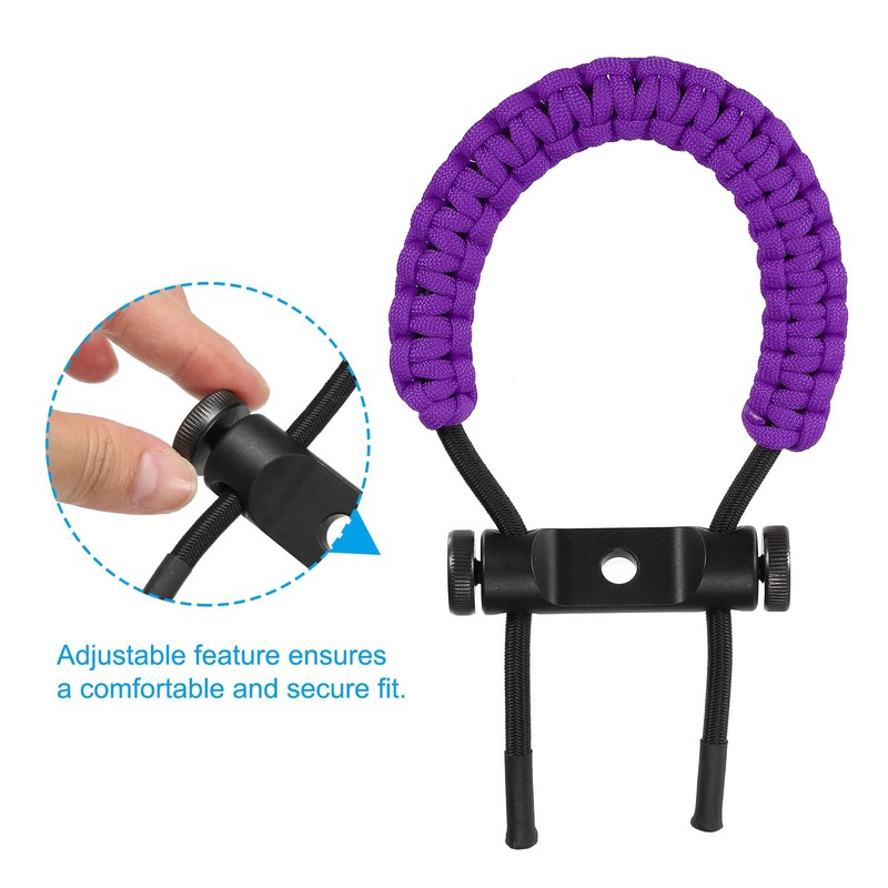 PATIKIL Archery Bow Wrist Sling, Adjustable Compound Braided Wrist Strap