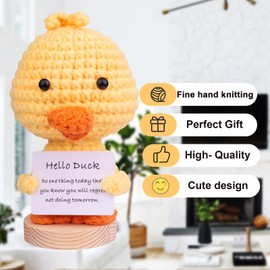 Mwmoeen Funny Positive Penguin, Positive Potato Pocket Hug Gifts Best Friend Gifts for Girlfriend Small Gifts for Women (B26)