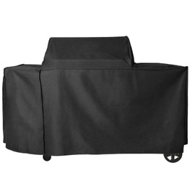 BAC776 Grill Cover for Traeger Woodridge Pro and Woodridge Elite Grill, Heavy Duty Full-Length All-Weather Grill Cover Outdoor Accessories for Traeger, Black