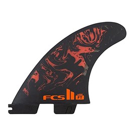 FCS Luvsurf Love Surf "FCS ll" FT-PC/ AirCore/TRI Fins [FILIPE TOLEDO] BLACK/RED/M/L (M Size)