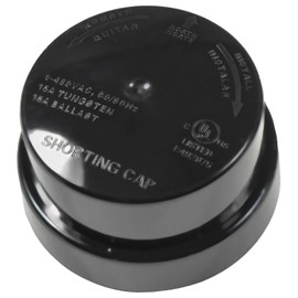 HQRP Photocell Sensor Shorting Cap w/Receptacle, Outdoor Light Photoelectric Switch Short Circuit Cap Socket, Twist Lock Plug Base for Led Garage Light, Outdoor Pole Light, Landscape Lightening etc.