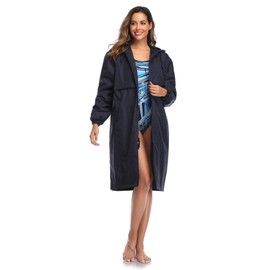 Adoretex Unisex Adult & Youth Swim Parka-PK006-Navy-YM
