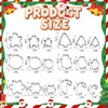 Christmas Cookie Cutters - 18 Pcs Holiday Cookie Cutter Set