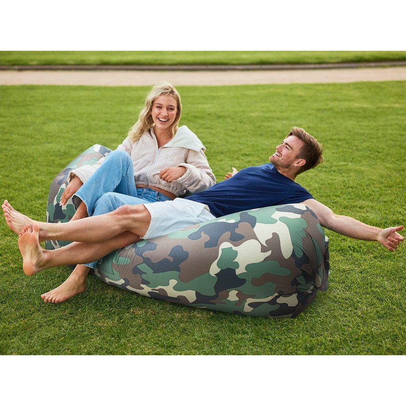 AlphaBeing Inflatable Lounger Air Sofa, Portable Inflatable Couch with Mesh