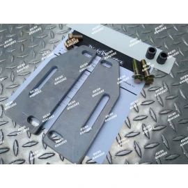 ricksrangerz Updated 83-97 Ford Ranger V8 mounts plate 2wd or 4x4 302 motor mount swap kit.