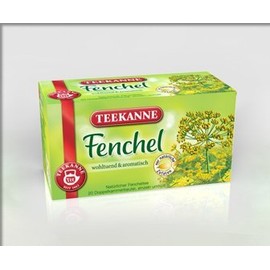 TEEKANNE Fenchel (fennel) / 3x 20 tea bags / fresh + direct german-import
