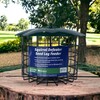 Backyard Essentials Squirrel Defeater Seed or Suet Log Cage Feeder