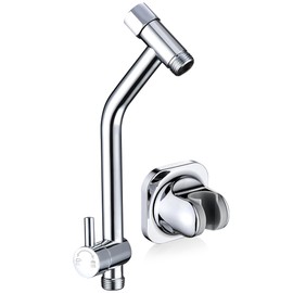 G-Promise All Metal Shower Diverter, Handheld Holder Included, 3-Way Diverter for Handheld and Fixed Shower Head ∣3-Settings Universal Bathing System Replacement Part (Chrome)