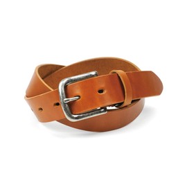 Belmani Men's Women's Tochigi Leather Summer Oil Belt, Camel