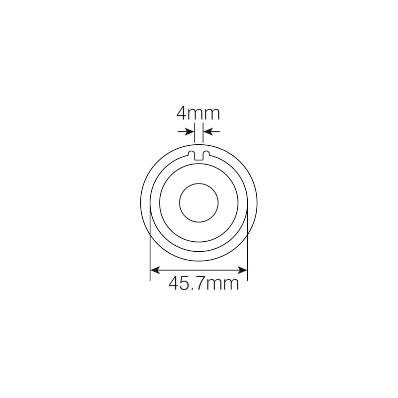 Hozan C-135 All Case Lock Ring Tool, Chain Case Fastening