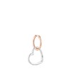 TOUS Creole loose heart bicolor pink hold