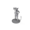 Tiefling Female Death Cleric 2 Tabletop DND Gaming Miniature
