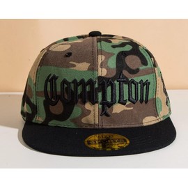 Sproutsy Men's Snapback Hip Hop Unisex Compton Flat Visor Straight Cap, camouflage