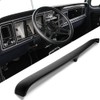 HECASA Black Dash Cover Dashpad Cover Compatible with 1973-1979 Ford