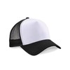 Beechfield B640 Snapback Trucker - Black/White
