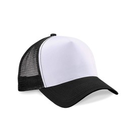 Beechfield B640 Snapback Trucker - Black/White