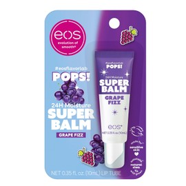 eos - Bálsamo súper hidratante 24H - Chispa de uva, máscara labial de edición limitada, 0.35 fl oz