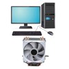 CPU Air Cooler 3.5in 4 Heat Pipes 3pin 12VDC 48CFM