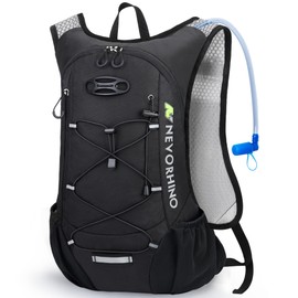 Lightweight Hydration Backpack, Running Backpack with 2L Water Bladder, Hydro Water Daypack for Cycling Hiking Rave for Men Women