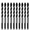 10-Piece 3/16" Masonry Drill Bits for Tile Glass Ceramic Wall