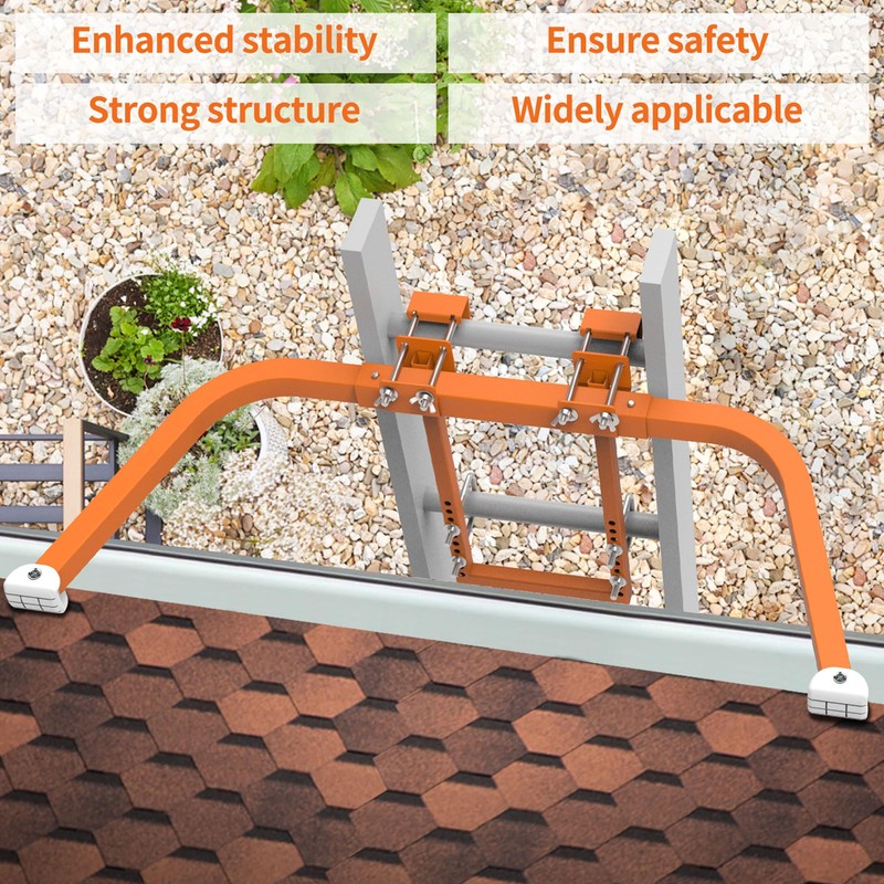 Ladder Stabilizer,Extended Ladder Stabilizer Accessory for Roof Gutter＆Wall,Ladder Stand-Off 450