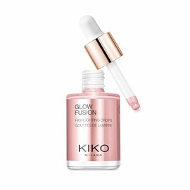 KIKO Milano Glow Fusion Highlighting Drops 01, Liquid Face Highlighter With A Metallic Finish