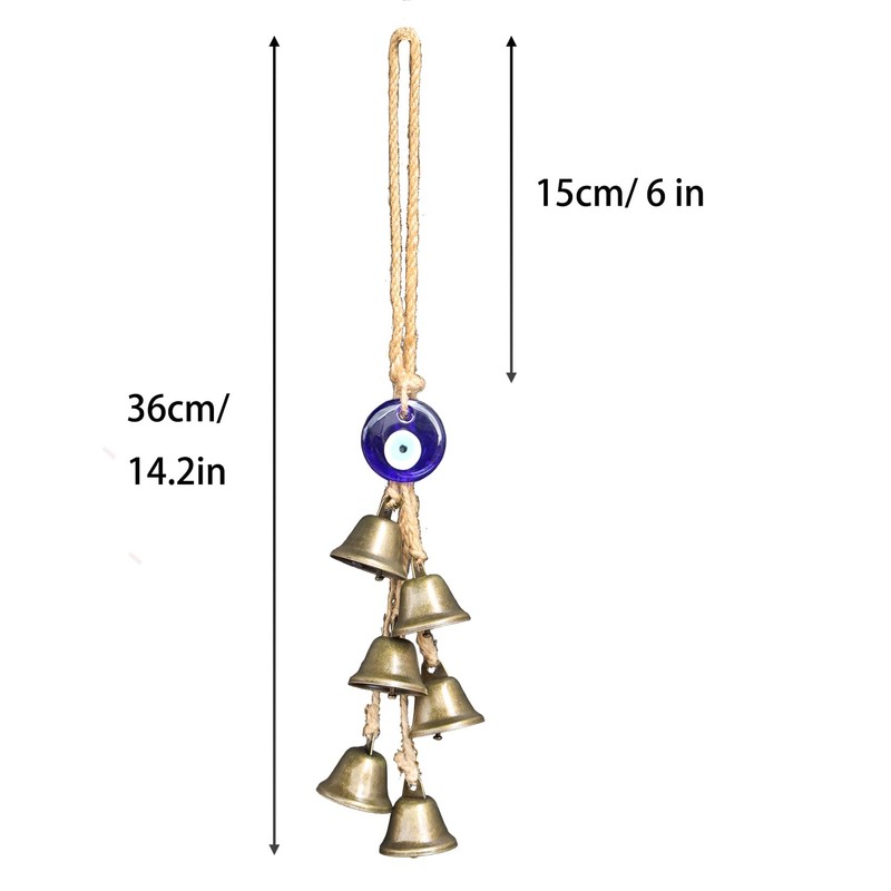 2 Pieces Witch Bells for Door Knob Protection,Witchy Wicca Witches