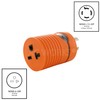 AC WORKS Industral Adapter L15-20P 3-Phase 20A 250V 4-Prong Plug