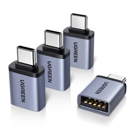 UGREEN USB 3.0 USB-A Female to USB-C Male Converter Adapter 4pcs