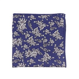 Mytieshop Bolsillo cuadrado de algodón con bolsillo floral, para bodas, bailes, eventos, regalos, Ozias, Medium