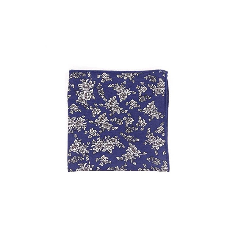 Mytieshop Bolsillo cuadrado de algodón con bolsillo floral, para bodas,