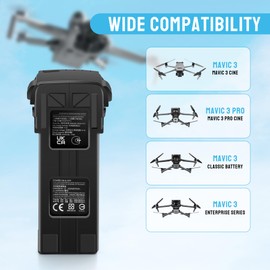Fukuai Mavic 3 Battery, 5000mAh Intelligent Flight Battery Compatible with Mavic 3/Mavic 3 Cine/Mavic 3 Pro/Mavic 3 Pro Cine/Mavic 3 Classic Battery for Mavic 3 Enterprise Series