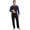 Nieery Men's Pyjamas Sets Cotton Men's Loungewear Set, Breathable and