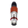 Keple 5 Pin XLR Female Red - Female Audio Microphone