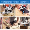 Spiral Flush Trim Router Bit Set ,Top & Bottom Bearing,1/2
