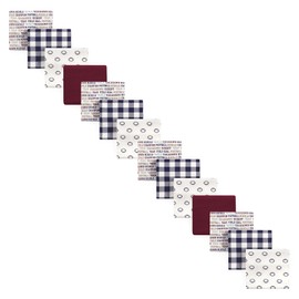 Hudson Baby Unisex Baby Cotton Flannel Receiving Blankets Bundle Set, Football 14-Pack, One Size