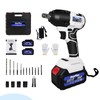 Brushless Cordless Impact Wrench 420 N.M High Torque 1/2 Chuck