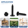 M6 x 20mm Flat Head Socket Cap Self Tapping Screws,
