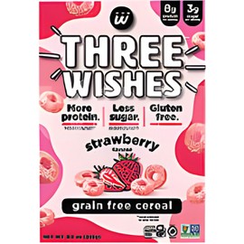 Three Wishes Cereal Strawbrry Gluten Free 8.6 OZ