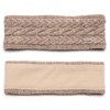 irisaa Women's Knitted Headband, Crochet Ear Warmer with Fleece Lining