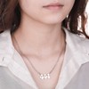 Yonhon Angel Number Necklace 444 Necklace for Women Men