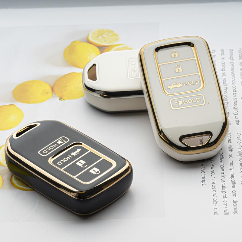 Tautrophen Key Fob Cover 2015-2022 for Honda Accord Civic Insight