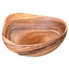 PACIFIC MERCHANTS Acaciaware Rustic Bowl, 10" L x 8" W