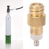 Soda Refill Adapter Machine Maker Brass Connector TR21‑4 Male Thread