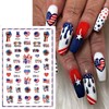 4th of July Nail Art Stickers American Flag Independence Day