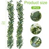 2 pieces eucalyptus garland, 180 cm artificial garlands, wedding garland,