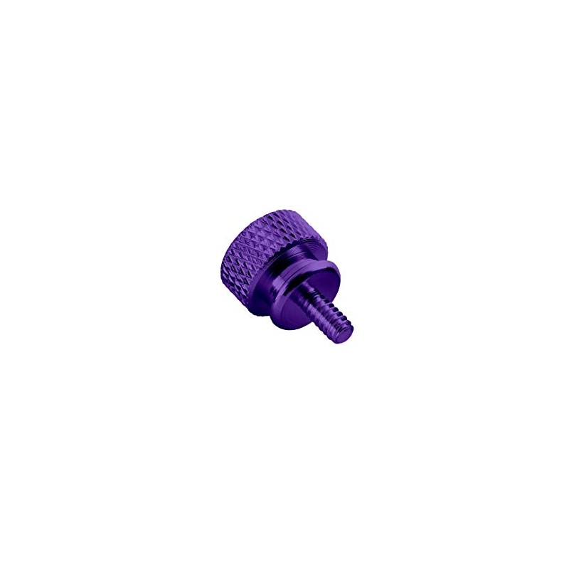 CableMod Anodized Aluminum Thumbscrews (Purple, UNC 6-32, Pack of 10)