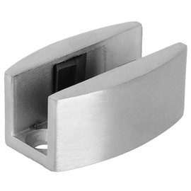 Cikonielf Stainless Steel Sliding Door Floor Guide U-shaped Swing Stopper for Glass Sliding Doors Bathroom Accessories (Sanding)