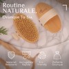Natural Wood Body Brush – Soft Bristles, Massage and Exfoliation