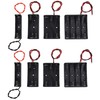 LampVPath (Pack of 8 AAA Battery Holder Bundle 2PcsSingle 1AAA,2Pcs2X